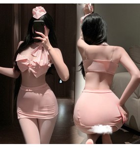 FEE ET MOI - Spring Breeze Strapless Air Hostess Costume (Pink)